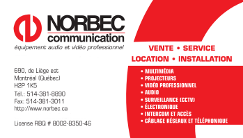 Norbec Business Card